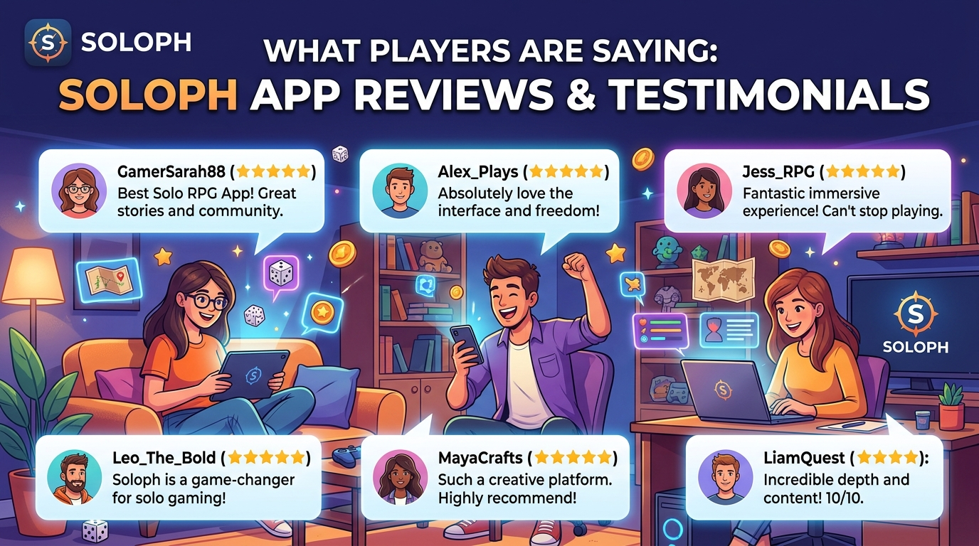 What Players Are Saying: SOLOPH App Reviews and Testimonials